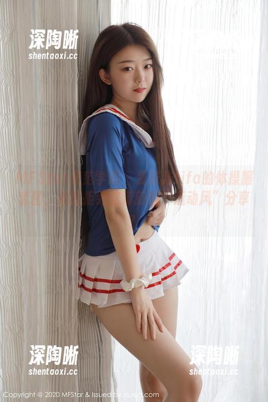 MFStar模范学院 - 夏沫沫tifa的体操服套图，谁能拒绝这清新的“运动风”分享？