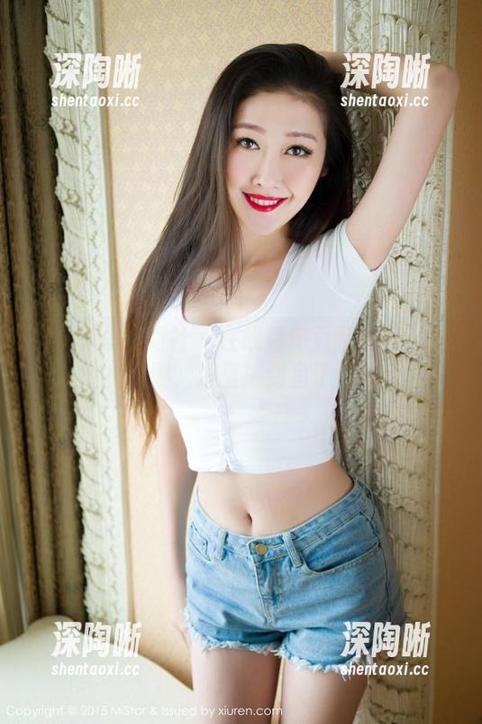 MiStar魅妍社 - 在线看兜豆靓Youlina的水手服，海里捕到鱼了没呢？