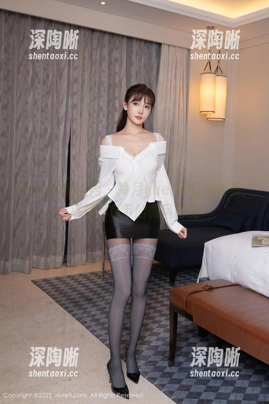 Xiuren秀人网 - 冷月yuer的红裙合集：平静月色下的微风摇曳